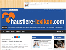 Tablet Screenshot of haustiere-lexikon.com
